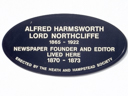 Harmsworth, Alfred (Lord Northcliffe) (id=498)
